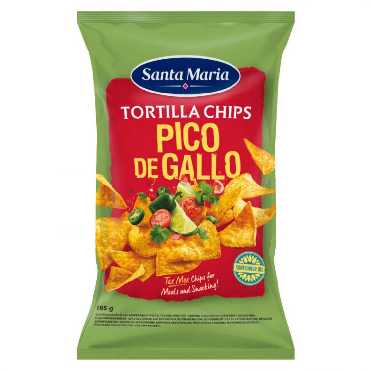 Santa Maria Tortilla chips Pico de Gallo 185g
