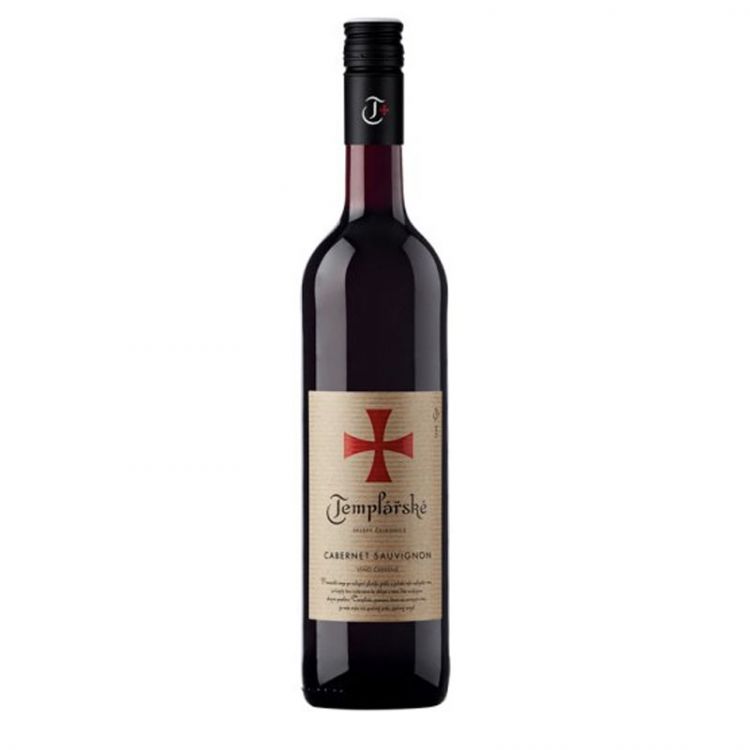 Templářské sklepy Cabernet Sauvignon akostné 0,75 l