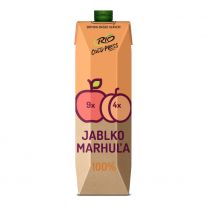 RIO COLD PRESS 100% jablko-marhuľa 1l