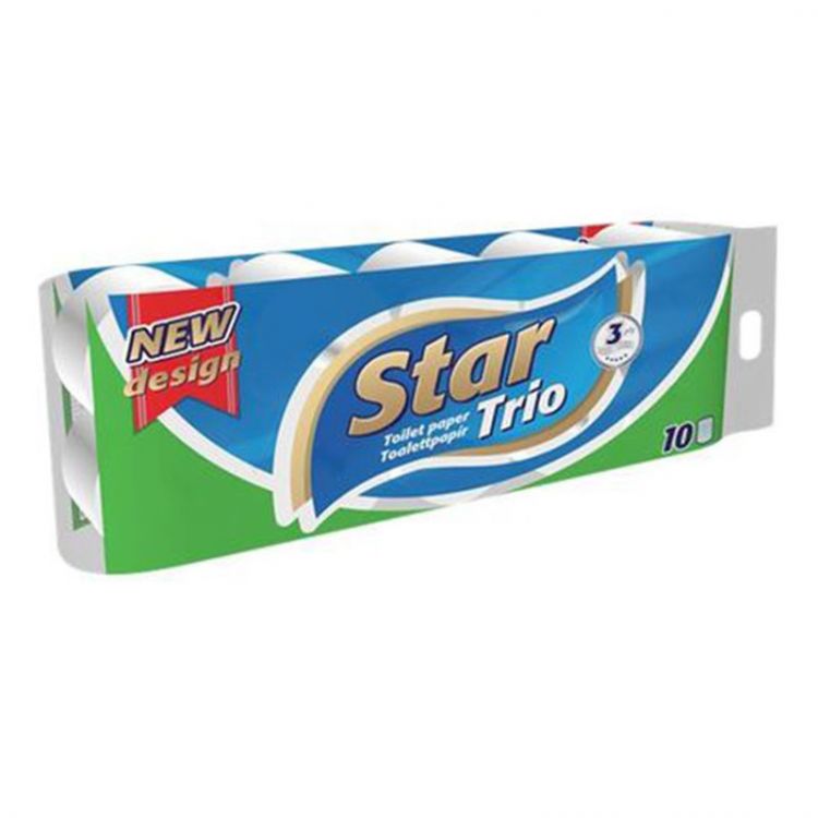 Star Trio Toaletný papier10 rol/3vrstv