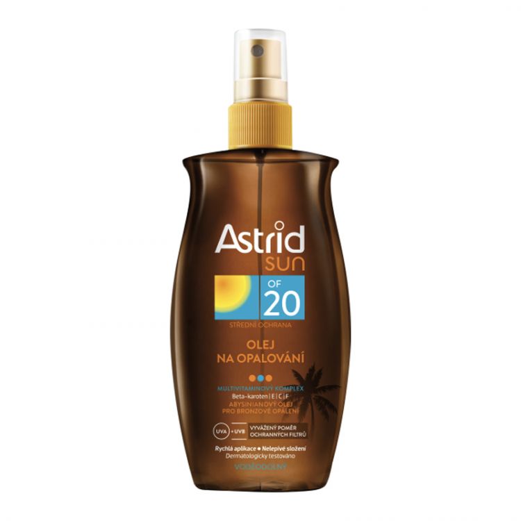Astrid SUN olej sprej 200ml OF-20