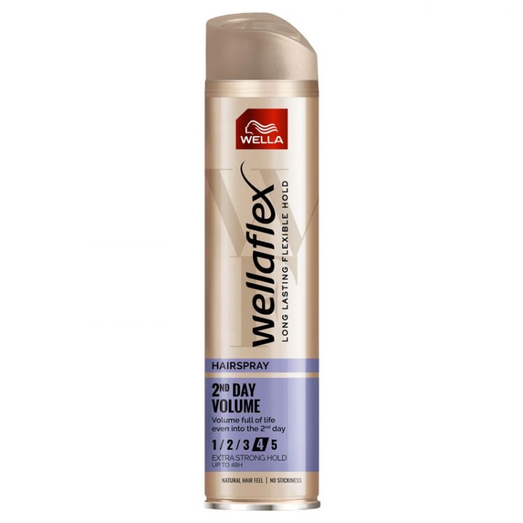 Wellaflex Lak na vlasy Volume 2-days 4  250ml
