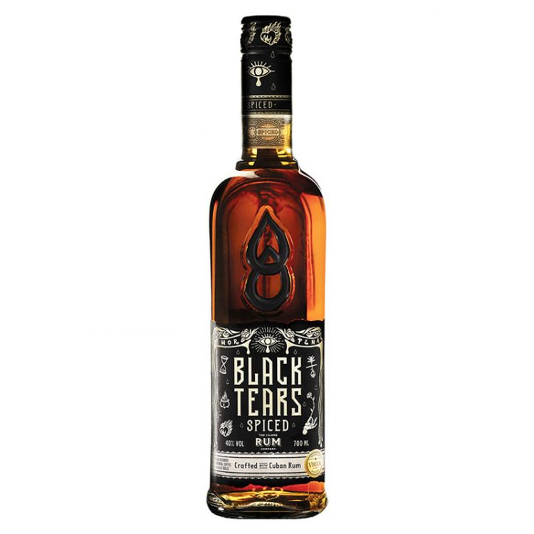 Black Tears Dry Spiced Rum 40% 0,7l