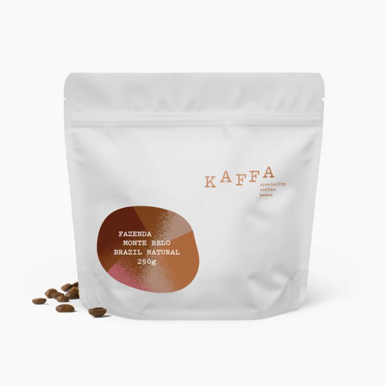 Kaffa Brazilia fazenda monte belo blend zrno 250g