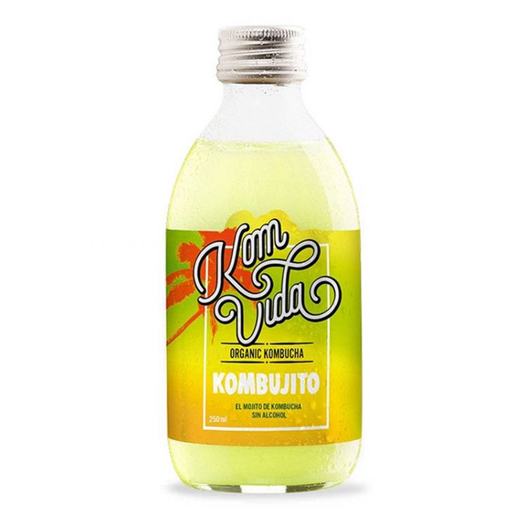 KOMVIDA Kombucha BIO nápoj Kombujito 250 ml