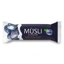 Tekmar Musli tyčinka v jogurte so živou probiotickou kultúrou slivka