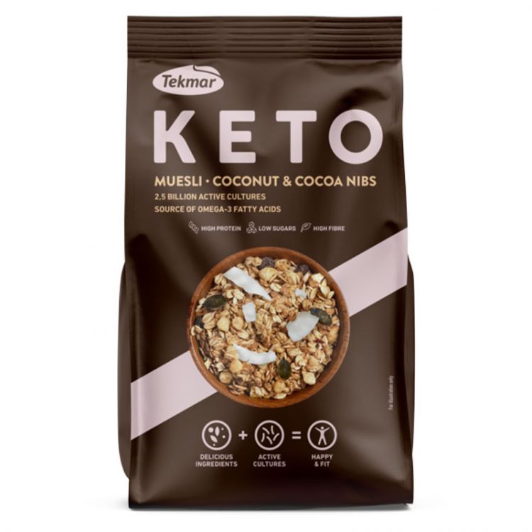 Tekmar Keto Musli coconut & cocoa nibs 200g