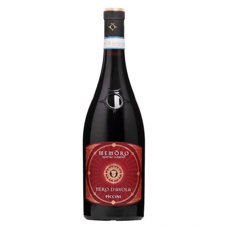 Piccini Memoro Quattro Elementi Nero d’Avola 13,5% 0,75 l