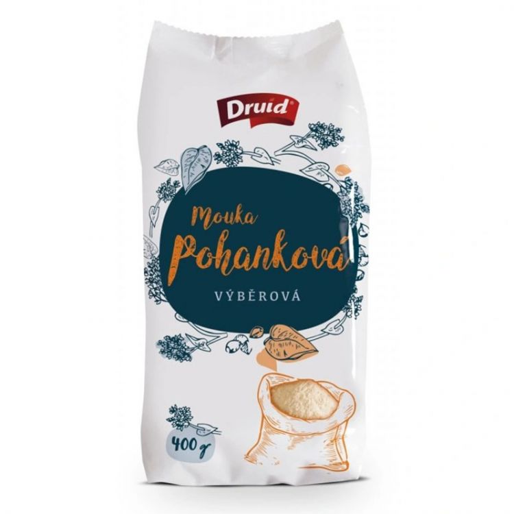 Druid Pohánková múka výberová polohrubá 400 g