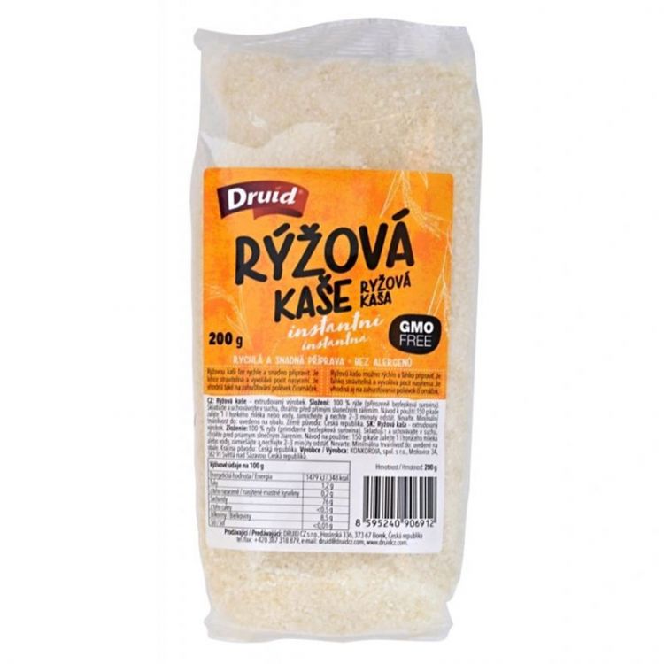 Druid Instantná ryžová kaša 200 g