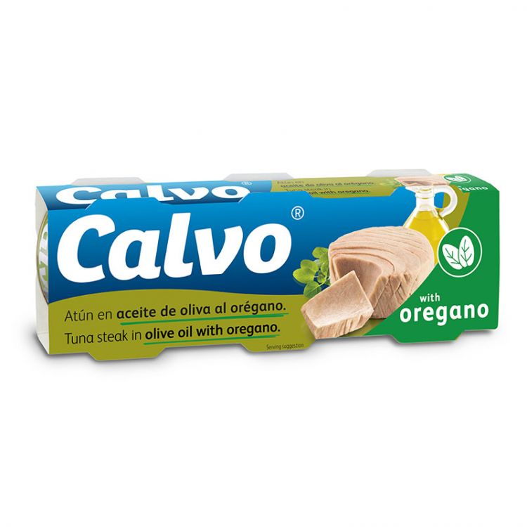 Calvo Tuniak v olivovom oleji s oreganom 3 x 80 g