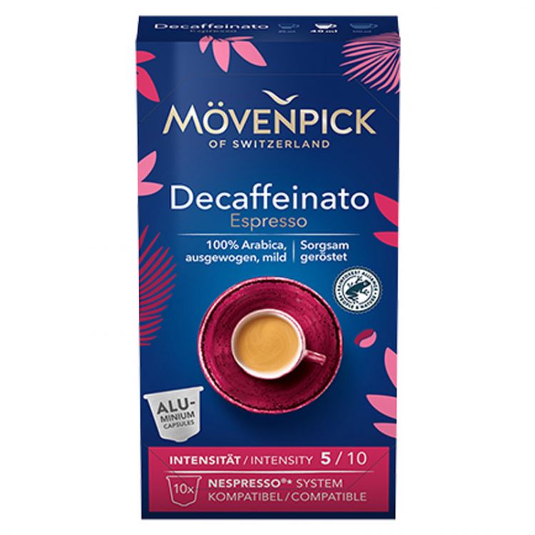 Mövenpick, alu kapsule Deccaffeinato 10 x 5,7g
