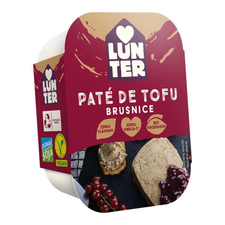 Lunter Paté de tofu, Brusnice 150g