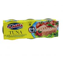 LA MAREA Tuniak v pikantnej paradajkovej omáčke 3x80 g 