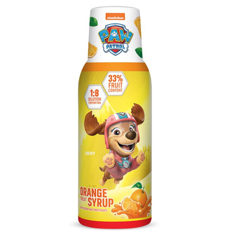 PAW PATROL Sirup  33% Pomaranč 500ml