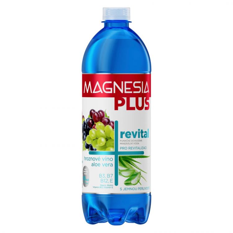 Magnesia Plus Revital hroznové víno, aloe vera 0,7 l