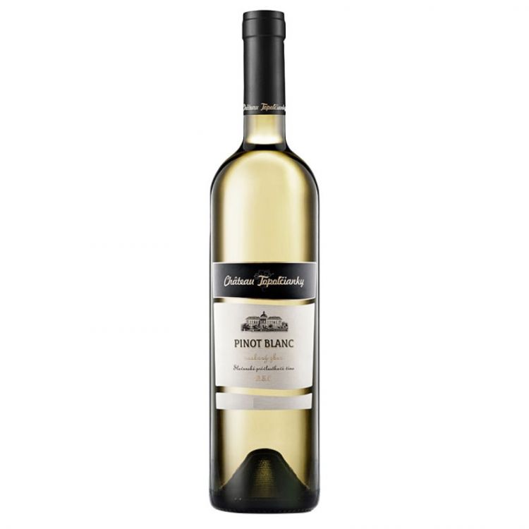 Château Topoľčianky  Pinot blanc neskorý zber akostné odrodové víno biele polosladké 0,75 l