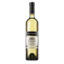 Château Topoľčianky Chardonnay neskorý zber slovenské víno biele suché s chráneným označením pôvodu 0,75 l