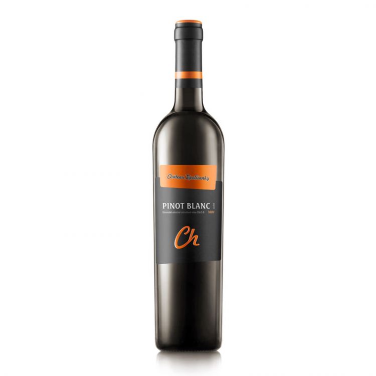 Château Topoľčianky Pinot Blanc Slovenské akostné odrodové víno suché biele 0,75 l