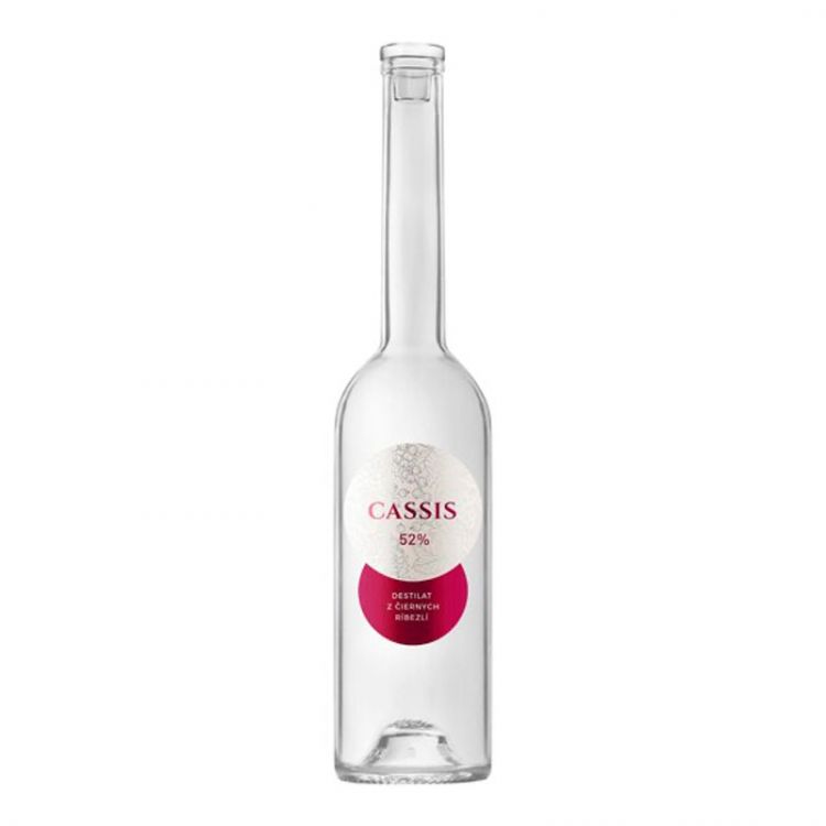 Château Topoľčianky Cassis destilát s vôňou čiernych ríbezlí 52% 0,5 l
