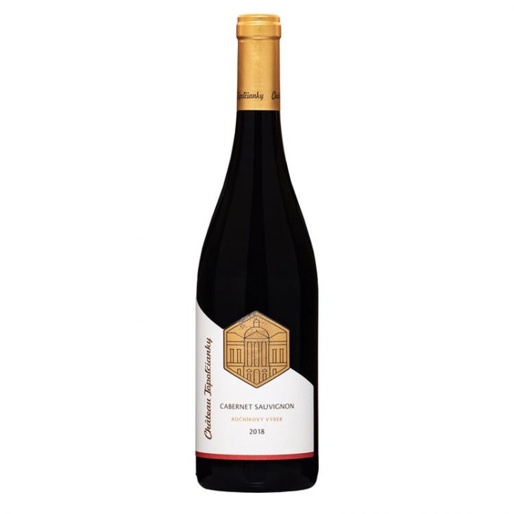 Château Topoľčianky Cabernet Sauvignon výber z hrozna 2018, barrique 0,75 l