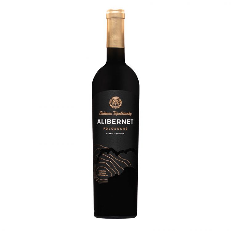 Château Topoľčianky D.S.C.Alibernet - výber z hr. slovenské víno s CH.O.P. červené polosuché 0,75 l