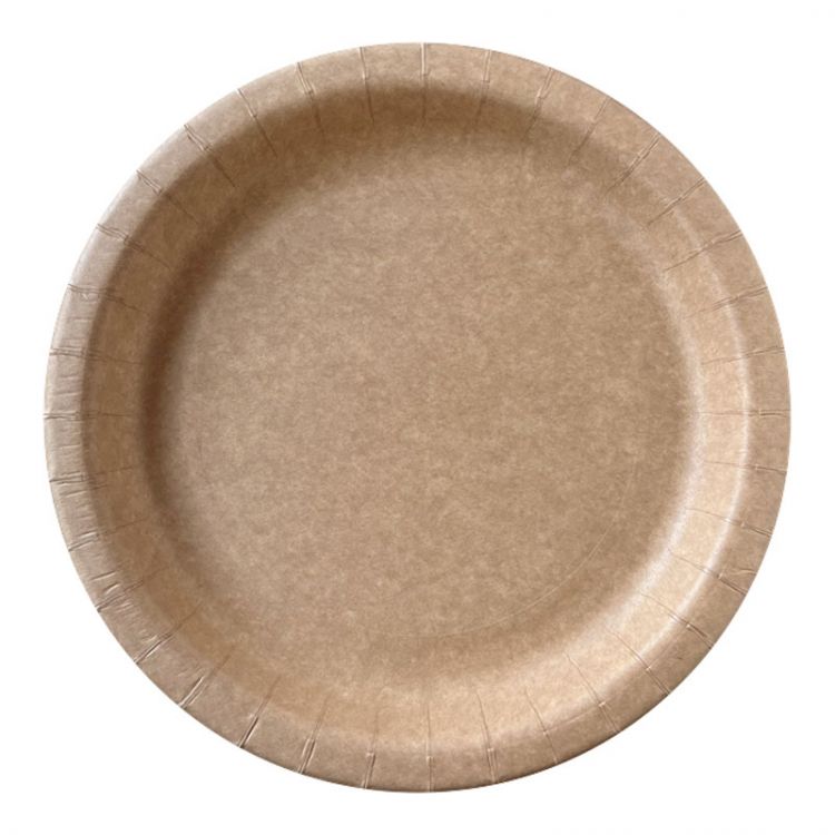 Tanier BIO hnedý okrúhly Ø 23cm, 20ks/bal