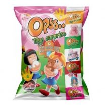 Opss guličky pre dievčatá s hračkou s príchuťou kečup 25g