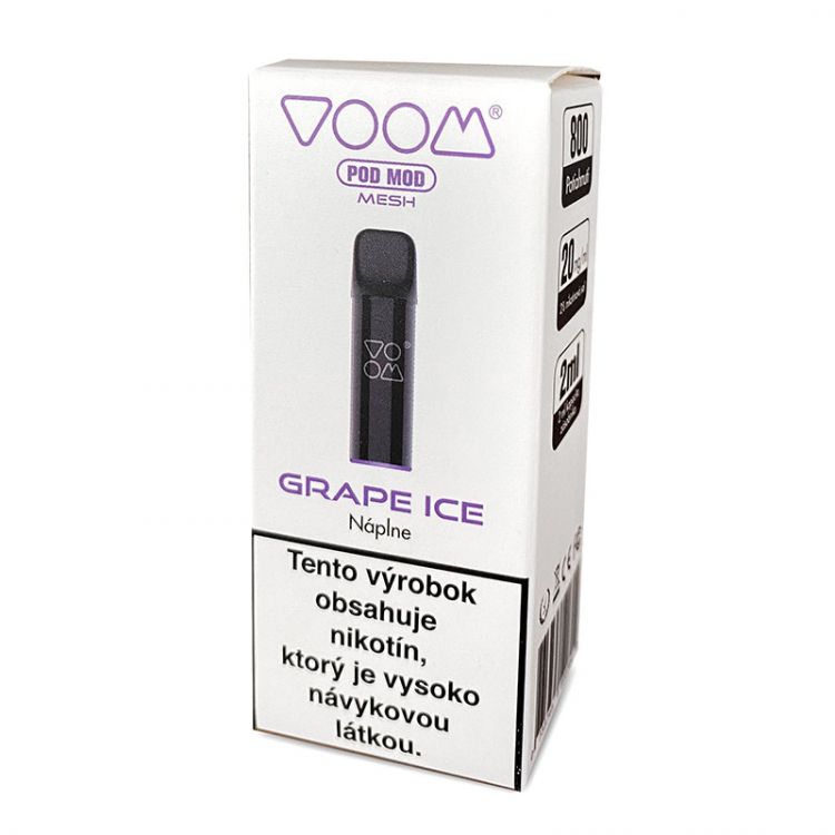 VOOM Pod Mod jednorázová náplň  - Grape Ice 20mg (1ks)
