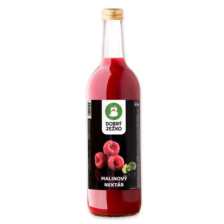 Dobrý Ježko Malinový nektár 0,75l