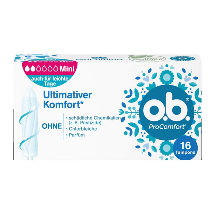 O.B. Procomfort Tampons  Mini 16 ks
