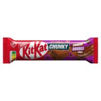 KitKat Chunky Crunchy Double Choc tyčinka s kakaovou náplňou v mliečnej čokoláde 42g