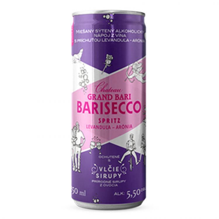 Chateau Grand Bari Barisecco spritz Levanduľa-Arónia 5,5% 0,25l