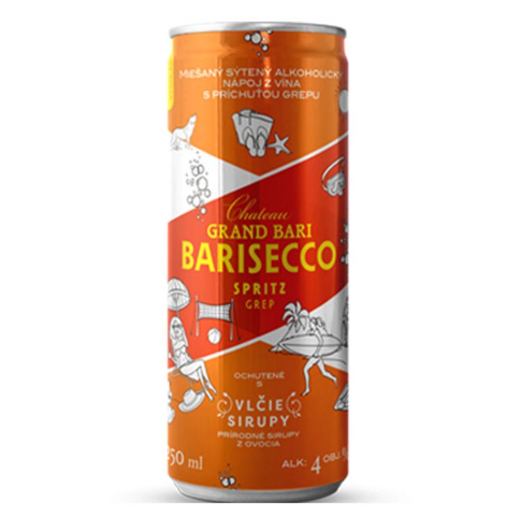 Chateau Grand Bari Barisecco spritz Grep 4,5% 0,25l