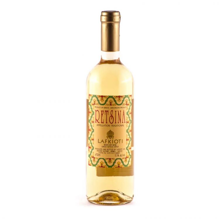 Lafkioti Retsina biele víno suché 0,75l