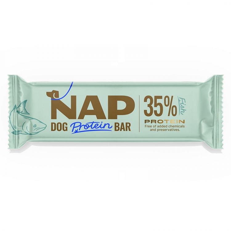 NAP Proteinová tyčinka pre psov 50g - rybie
