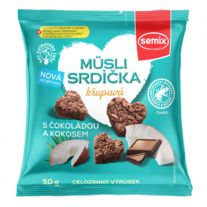  Semix Musli srdiečka s čokoládou a kokosom 50g