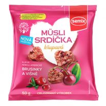  Semix Musli srdiečka s brusnica s višňou 50g