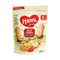 Hami sušienky jablko broskyňa 150g, od 8+ mesiac