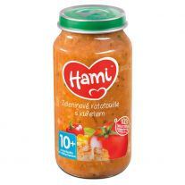 Hami mäsozeleninový príkrm Zeleninové ratatouille s kuraťom 250 g, od 10+ mesiac
