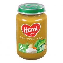 Hami príkrm Špenát s morskou treskou 200g, od 6+ mesiac