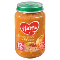 Hami mäsozeleninový príkrm Cestoviny s tekvicou a kuraťom 200 g, od 12+ mesiac