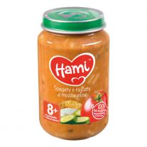 Hami príkrm Špagety s paradajkami a mozzarellou 200g, od 8+ mesiac