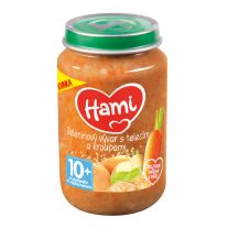 Hami príkrm Zeleninový vývar s teľacím a krúpami 200g, od 10+ mesiac