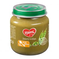 Hami príkrm Zelený hrášok 125g, prvá lyžička