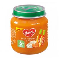 Hami príkrm Mrkva s kuraťom a ryžou 125g, od 6+ mesiac