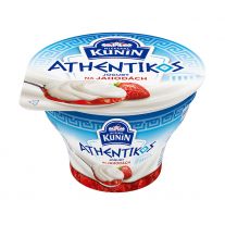 KUNÍN Athentikos jogurt jahoda 140g