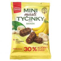 Semix Mini musli tyčinky s banánom bez lepku 70g