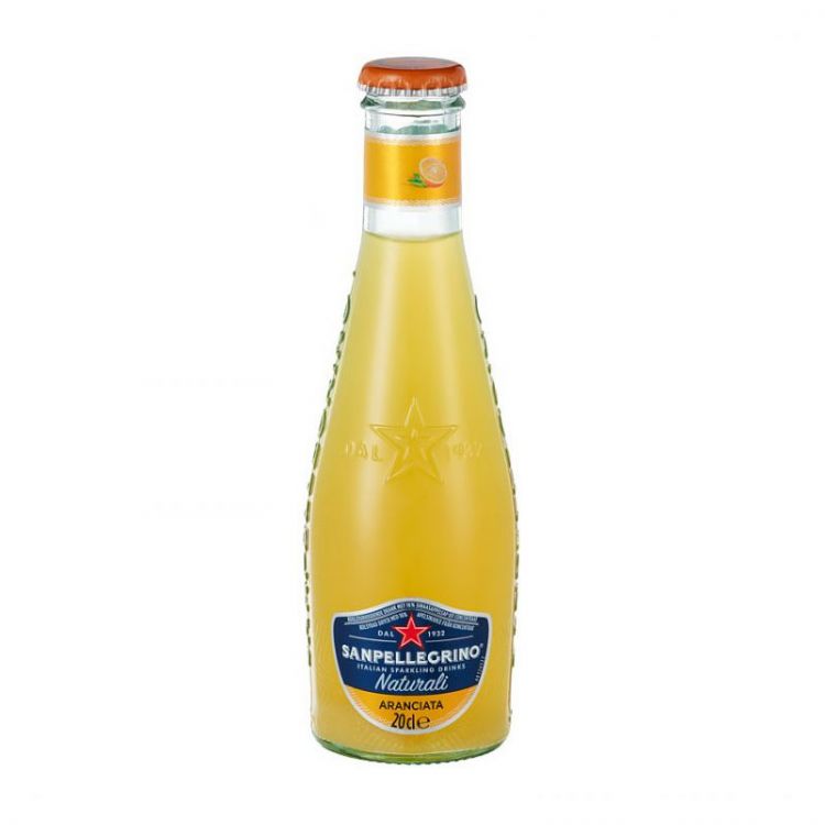 Sanpellegrino Naturali Pomaranč 200 ml sklo