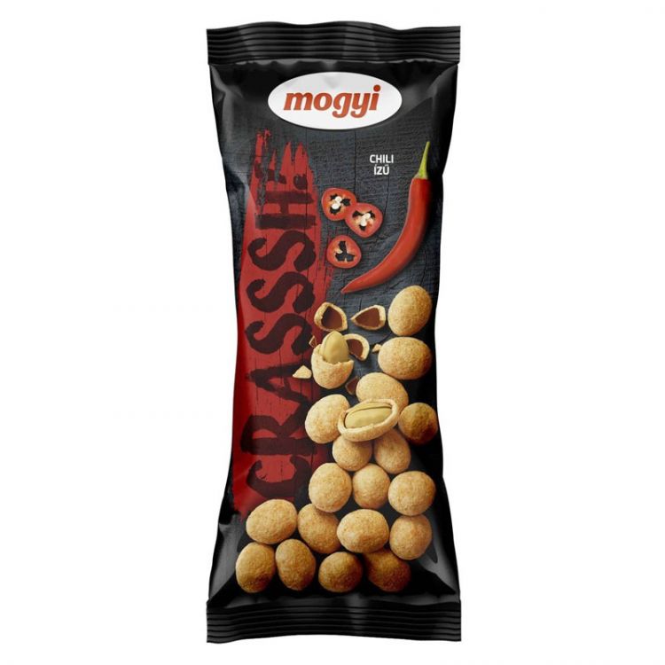 Mogyi Crasssh! Arašídové oriešky v cestíčku - chilli 60g